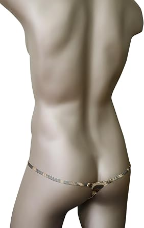 Men's Leopard Print Thong G-Strings Thin Low-Rise Sexy Bulge Pouch T-pants Underwear