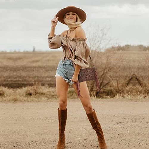 Montana West Western Purse for Women Crossbody Bag Wristlet Clutch Purse3