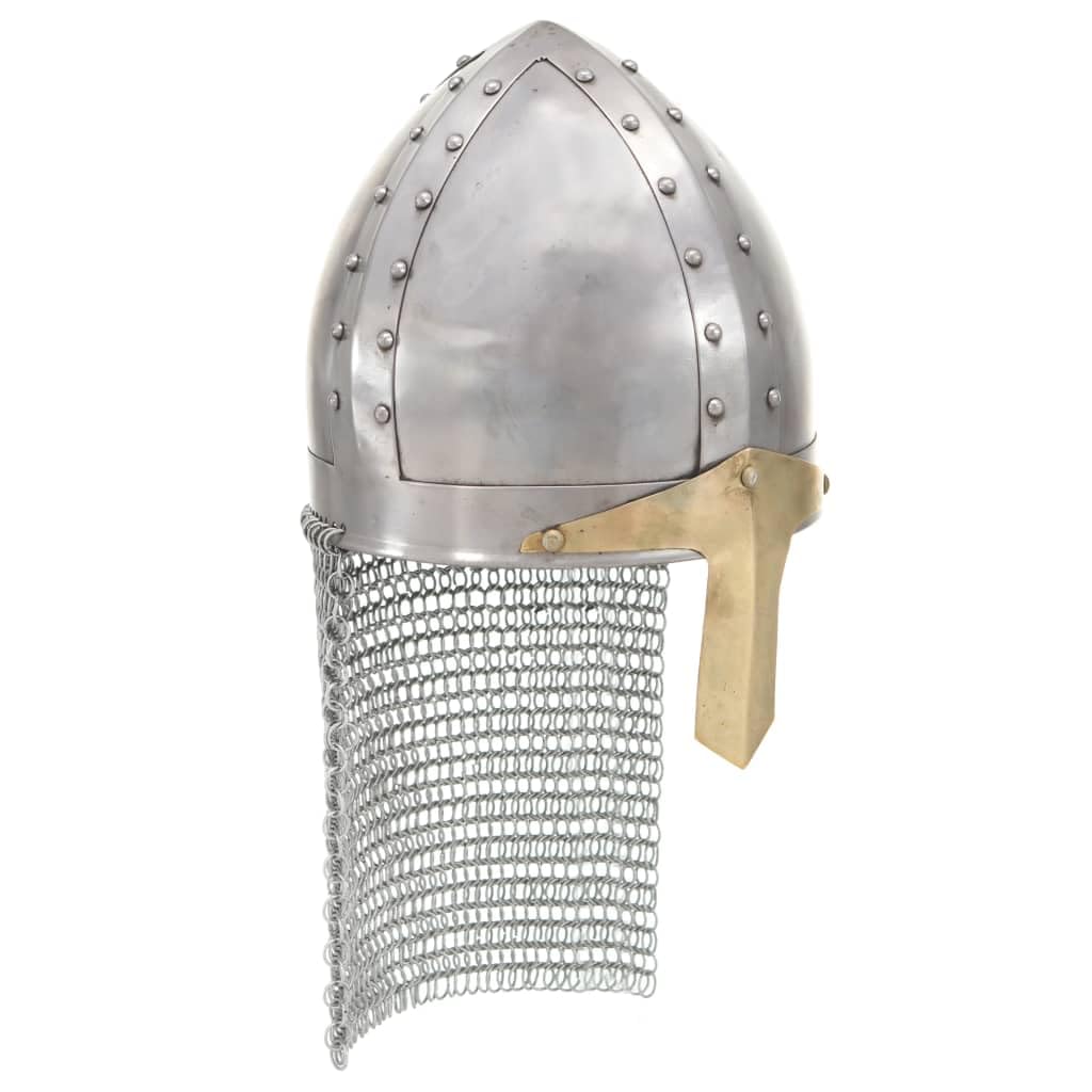 Genérico Réplica Casco de Caballero Cruzado Antiguo Larp Acero Plateado,Arte y Ocio,Hobbies y Artes Creativas,Coleccionables,Armas coleccionables,286222