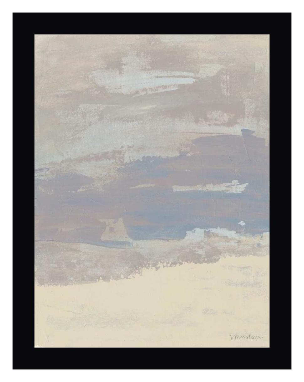 Mute Outpost II by Vanna Lam - 19" x 24" Framed Canvas Art Print - Black Frame - Ready to Hang