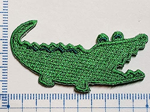 美品❄定番クロコダイルスイングトップ＊胸にワニの刺繍M 美品❄定番クロコダイルスイングトップ＊胸にワニの刺繍M