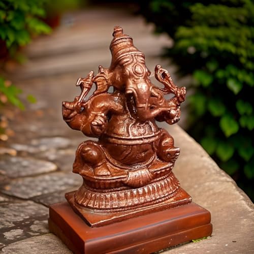 Image of Little Ganesh Murti Copper Idol - 1.5 in - Pack of 1