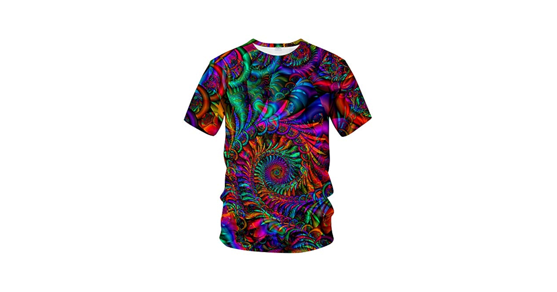 Amazon.com: Hisayhe Trippy T-Shirt 3D Printed Psychedelic