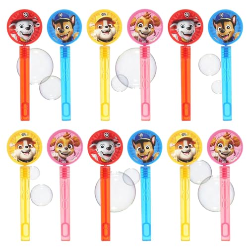 1 3/4" x 5 1/4" PAW Patrol Character Plastic Bubble Tubes – 12 Pc.
