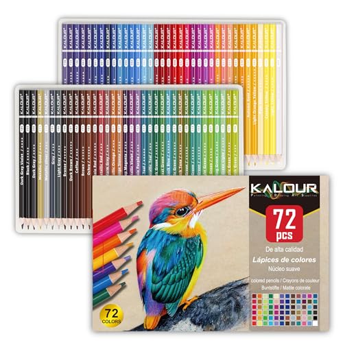 KALOUR Set 72 Lápices de Colores
