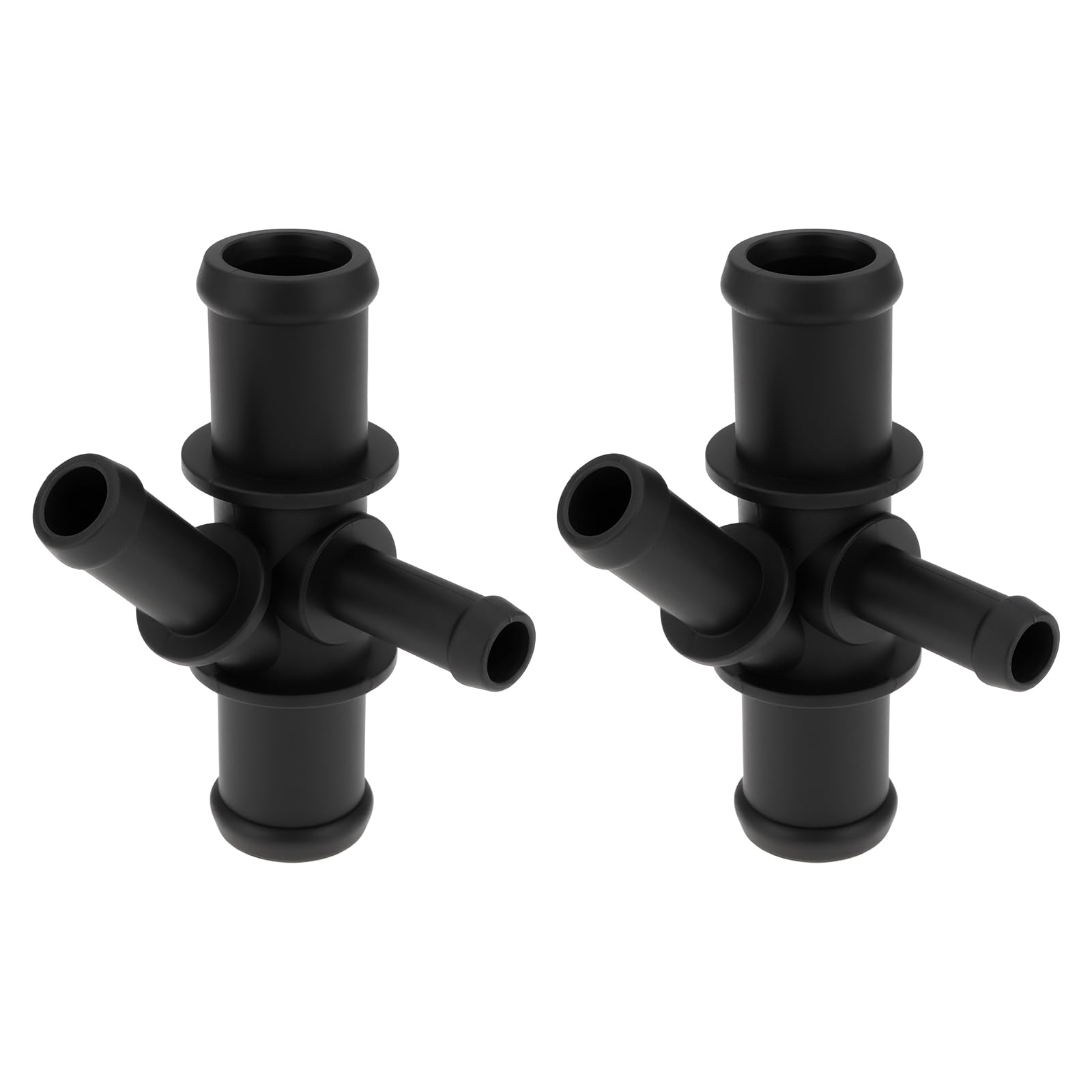 Lot de 2 Tuyaux de Distribution de Liquide de Refroidissement à 4 Voies 1K0121087P Compatible avec VW Golf Plus 10-13