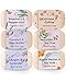 O Naturals 100% Natural Bar Soap - Assorted 6 PCS Soap Gift Set - Organic Ingredients & Essential Oils - Spa Gifts for Women & Men, Body Wash Soap Bar & Face Soap - Natural Soap - Mother