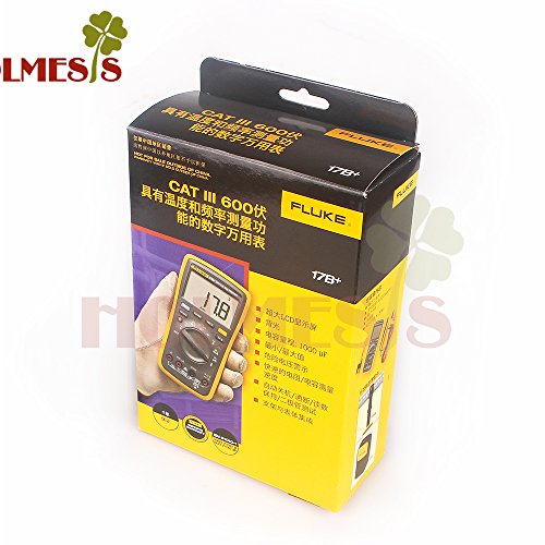 Image of Fluke 17B+ Digital Multimeter 600V Over-Voltage Indicator 4000 Counts Current Measurement Diode Test & Data Hold Temperature & Humidity Specifications Altitude Compatibility Fuse Protection