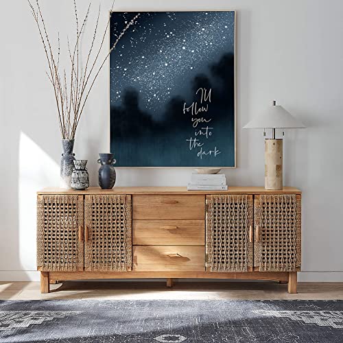 I Will Follow You Into The Dark By Death Cab For Cutie Inspired Song Lyric Wall Art Print #TOP6