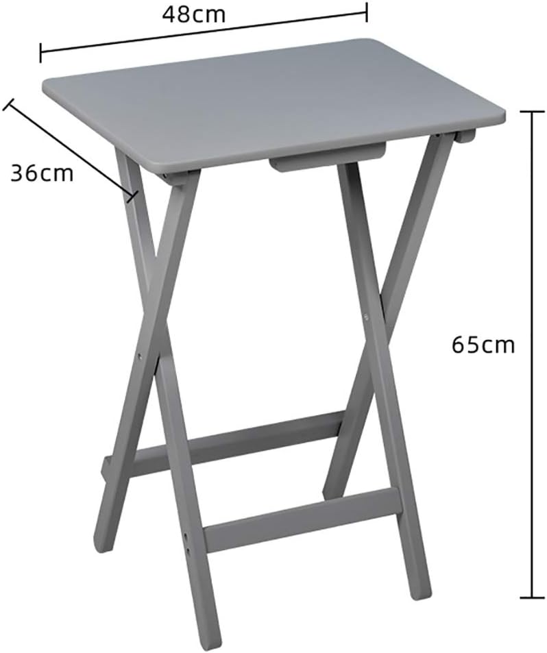 SH-tables Folding Table, Dining Table，Computer Desk，Portable Office Desk，Desk, Learning Table, for Outdoor & Indoor BBQ Camp The (Size : B-48×36×65cm)