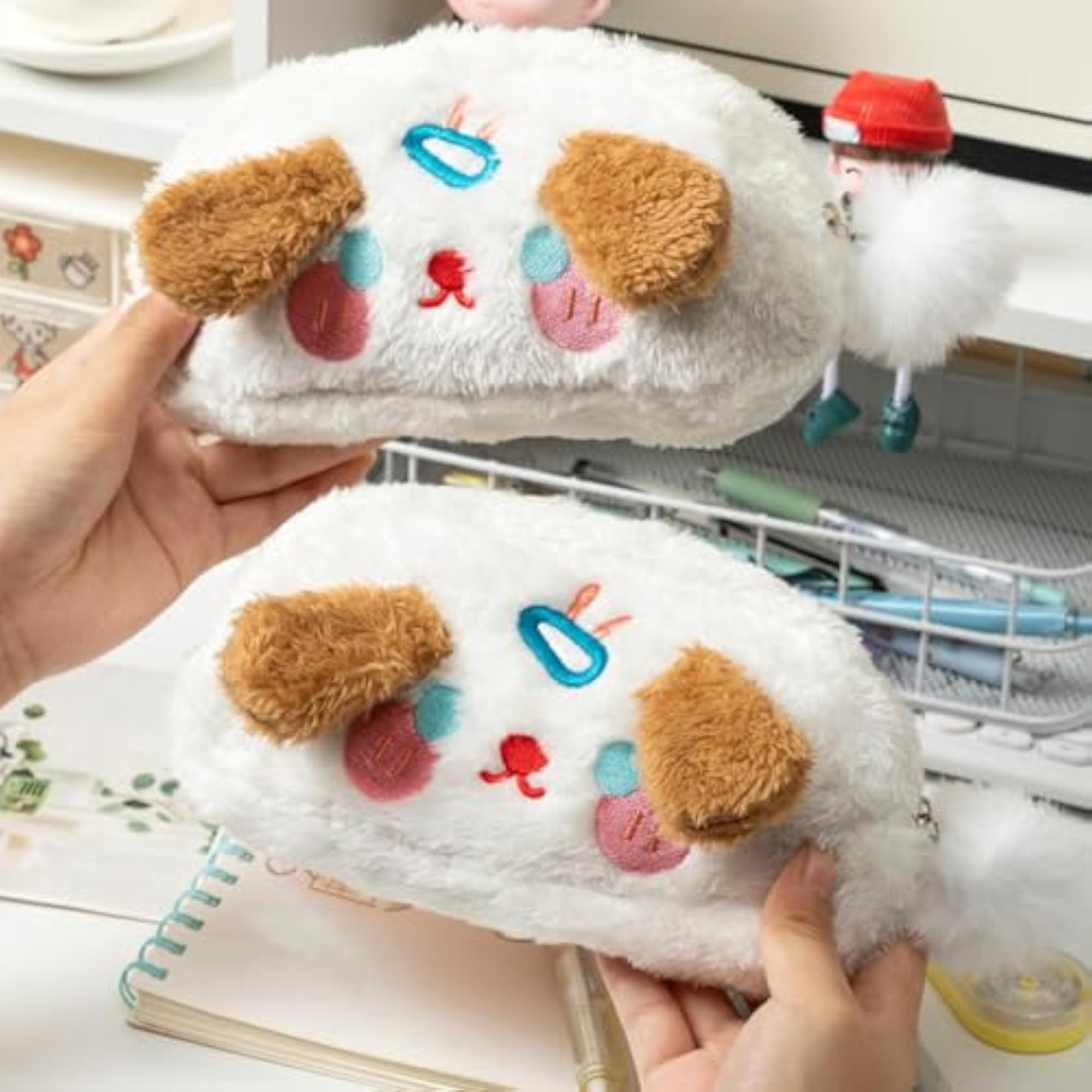 Plush Pencil Case Makeup Bag for School and Festivals
