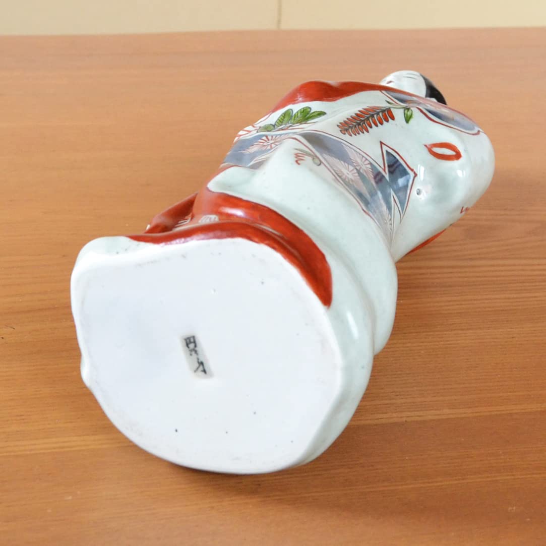 Amazon.co.jp: 日本美人 立像 有田焼 飾り 人形 高さ34.6cm