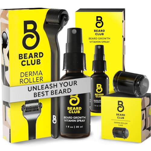 Beard Club Derma Roller & Biotin Spray
