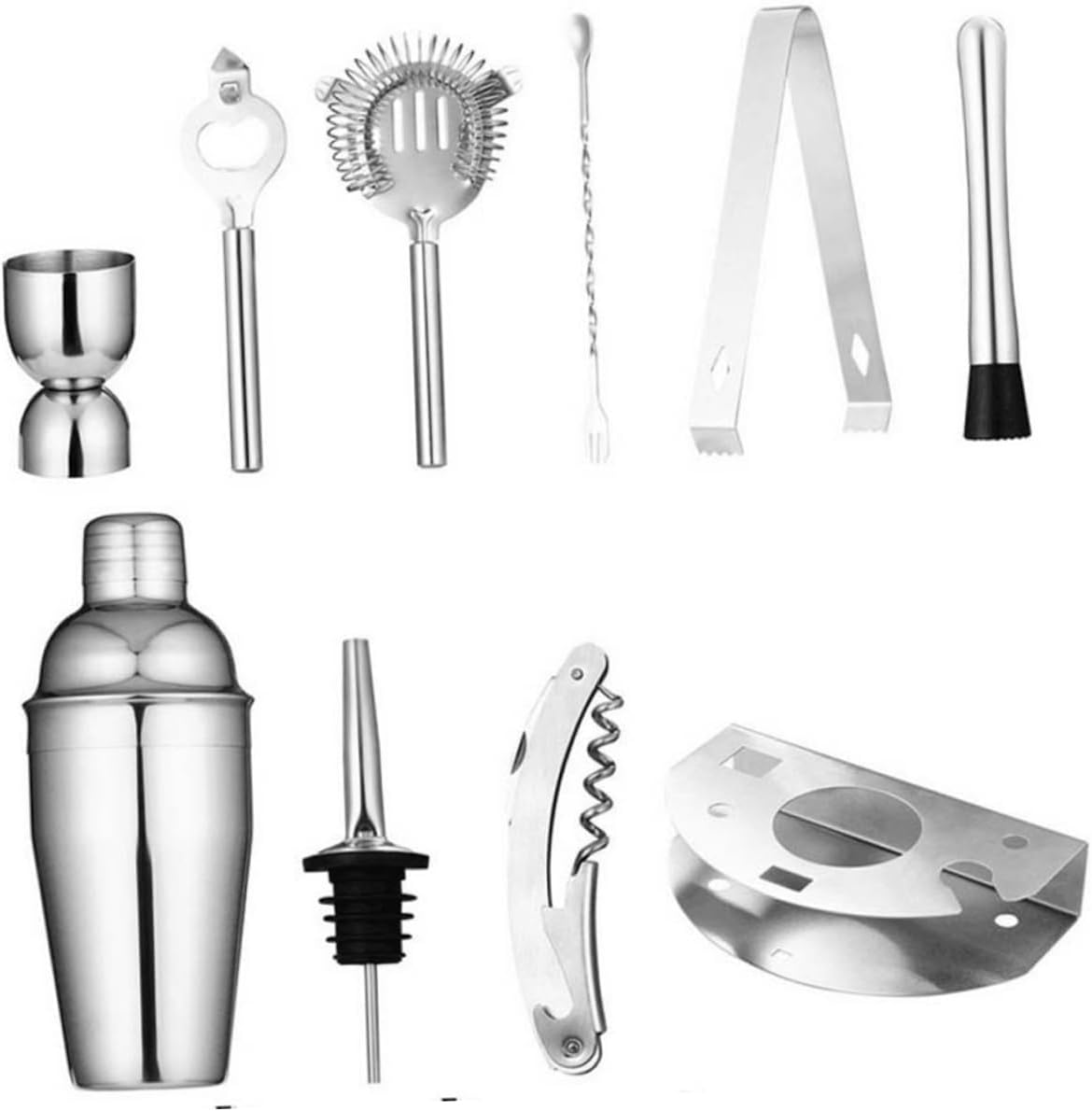 Kit de Herramientas Profesional para Bar de Acero Inoxidable Mobestech 12 Piezas