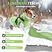 PcEoTllar Wasserdichter Hundemantel für kleine Hunde, warme reflektierende Jacke mit Geschirr für den Winter, Ski-Kostüm, Baumwolle, Hundepullover