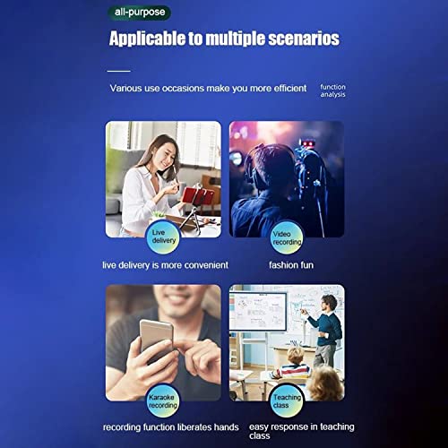 Image of K35 Dual Wireless Mic for YouTube 3.5mm Collar Microphone Wireless Compatible with Smartphones Camera Laptop Desktop and iPhone Mic for YouTube Vlogging Recording ASMR & Interview