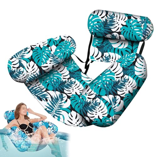 Besreey Isola gonfiabile | Lettino ad acqua gonfiabile Piscina Amaca | Giocattoli d'acqua adulti donne uomini nuoto lago fiume estate vacanza