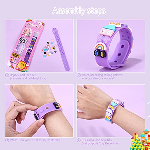 Kinderarmbanden, 6 stuks dots armbanden, vriendschapsbanden, speelgoed, doe-het-zelf creatieve knutselarmbanden, armbanden, armbanden voor kinderen, meisjes, jongens, tieners, verjaardagscadeaus, - Image 4