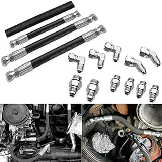 7.3L High Pressure Oil Pump HPOP Hoses Lines Kit, CATUDIY Engine Fuel Pumpwith Oil Crossover Line & Oil Rail Bolt Compatible for Ford Powerstroke 1999-2003/Excursion 7.3&All 99-Up E Series Engines