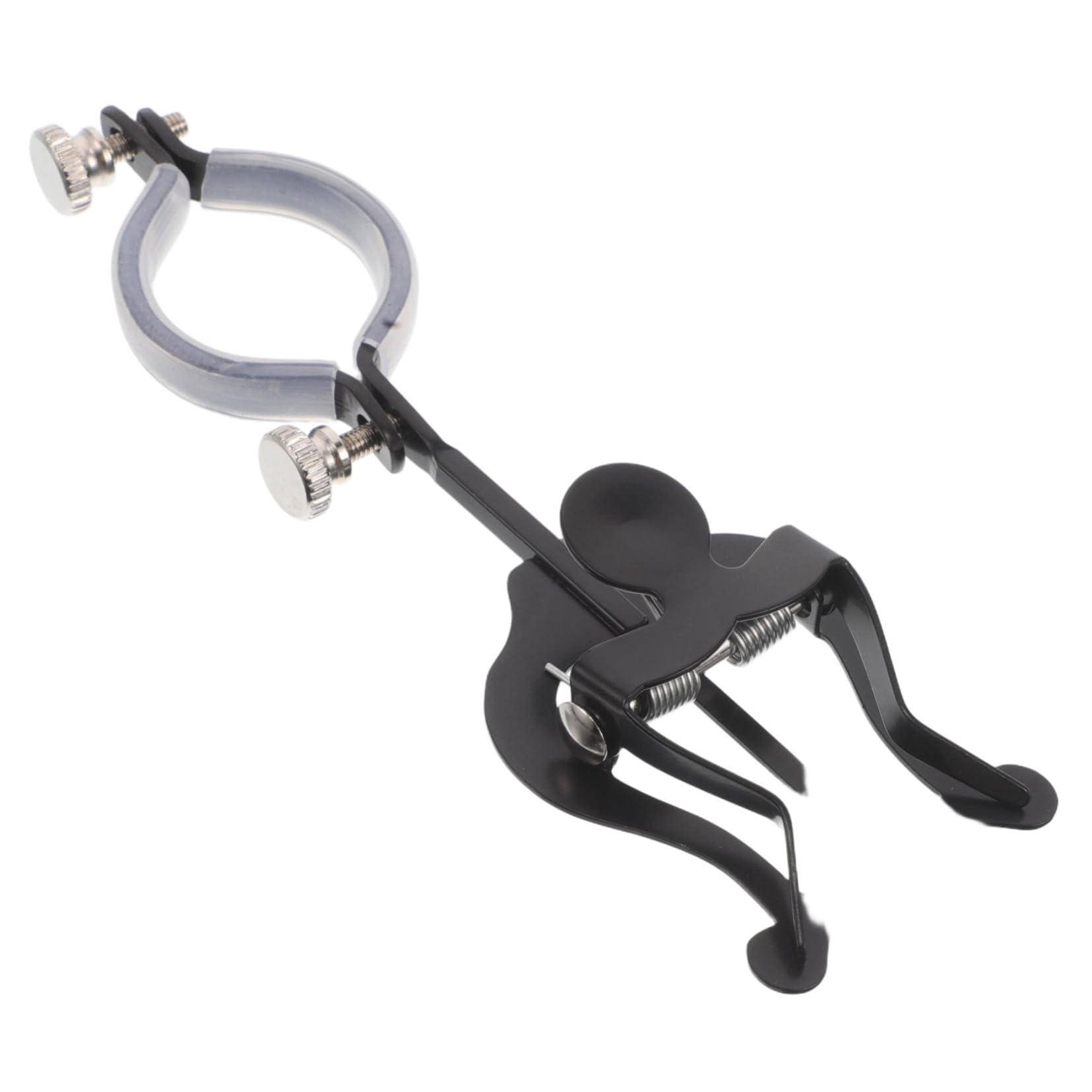 OFFSCH Adjustable Flute Sheet Music Clip Marching Band Clarinet Saxophone Music Stand Portable Plastic Stand Clip for Saxophone