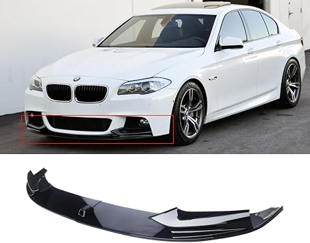 Rear Diffuser Bumper Lip for 2011-2016 BMW 5 Series F10 M Sport Rear Diffuser Lip Gloss Black ABS Rear Splitter Lip
