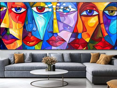 Peinture diamant ange 180x90cm pour combler les grands murs vides avec style