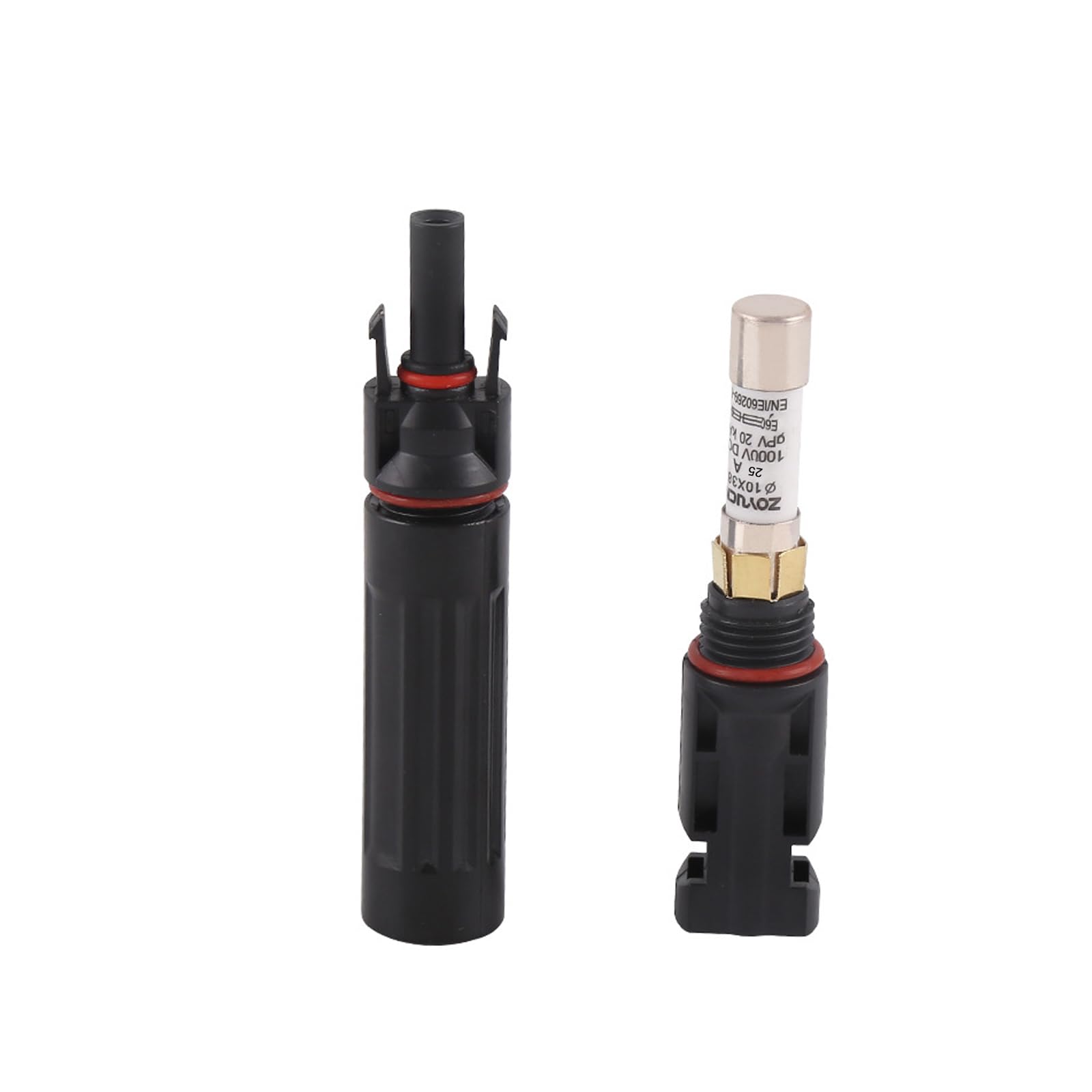 Hzbb 25A High-Temp Link, Housing & Quick-Release For Solar Panel Circuits Erosion Resistant Fuses