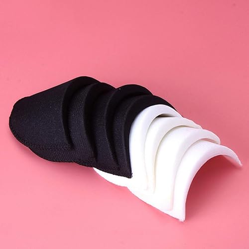 Miniatura 5 de MAGICLULU Vestido negro, 20 pares de almohadillas de esponja suave, esponja transpirable, almohadillas de hombro de costura de esponja para ropa,