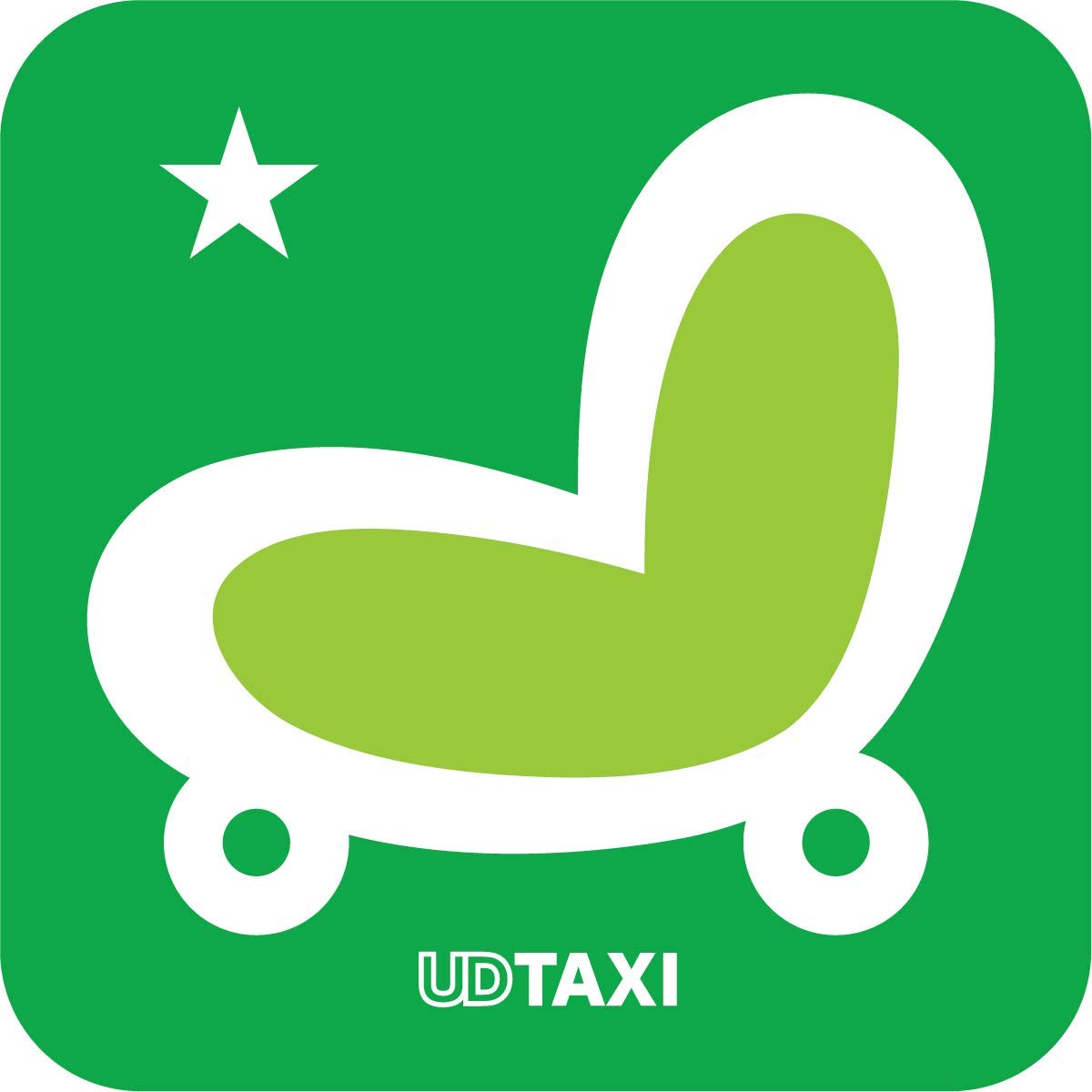 Amazon エクスプラウド Exproud ステッカーシール 緑 16 16cm 標準仕様ユニバーサルデザインタクシー認定車両 レベル1 星1 車 バイク 車 バイク