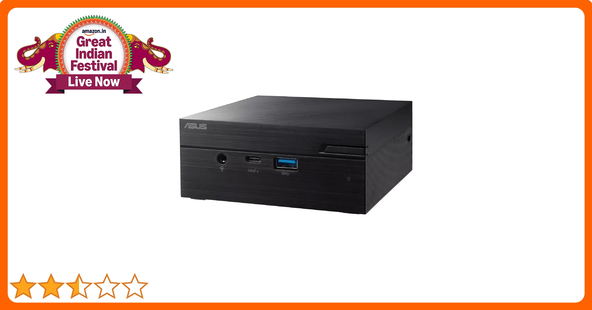 ASUS Mini PC PN51 ultracompact Barebone Mini pc with AMD