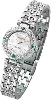 Amazon | アイザックバレンチノ 腕時計 レディース腕時計 ダイヤ 2石