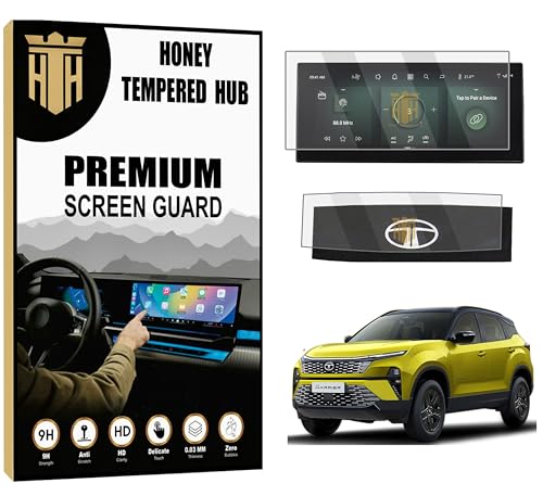 Image of Screen Guard For (TATA HARRIER 2023) 12.3 Inch Infotainment Protector /Anti Scratch /TataHarrier Car Digital Display Accessories [Not Tempered Glass] (12.3 INCH)
