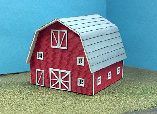 Train Time Laser HO Scale Barn Kit