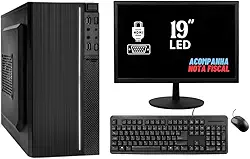 COMPUTADOR PC COMPLETO INTEL 3ª GERAÇÃO 8GB RAM SSD 240GB MONITOR 19''