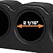 GlowShift Universal Fitment Black Triple Gauge Console Dashboard Pod Holder - Fits Any Make/Model Car or Truck - ABS Plastic - Mounts (3) 2-1/16