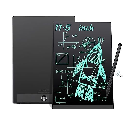 Tavoletta da Scrittura LCD, Tavoletta Scrittura LCD a Schermo Intero 11,5 Pollici con Penna Magnetica, Tocco Anti Sbagliato, Scrittura a Mano Fine, Tavolo da Disegno LCD per Bambini Adulti
