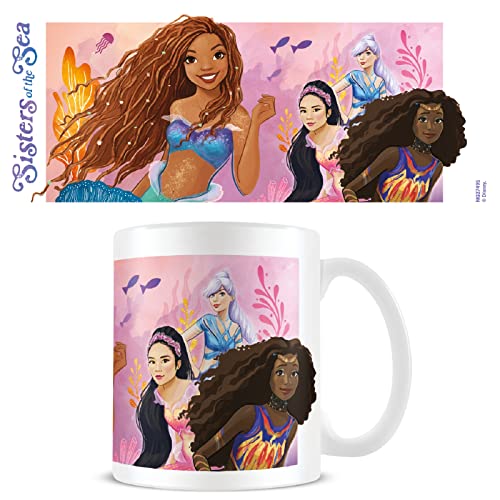 Image of Disney The Little Mermaid Mug (Sisters of the Sea Design) 11oz Ceramic Coffee Mug, Little Mermaid Gifts for Girls and Boys, Mugs for Women and Men