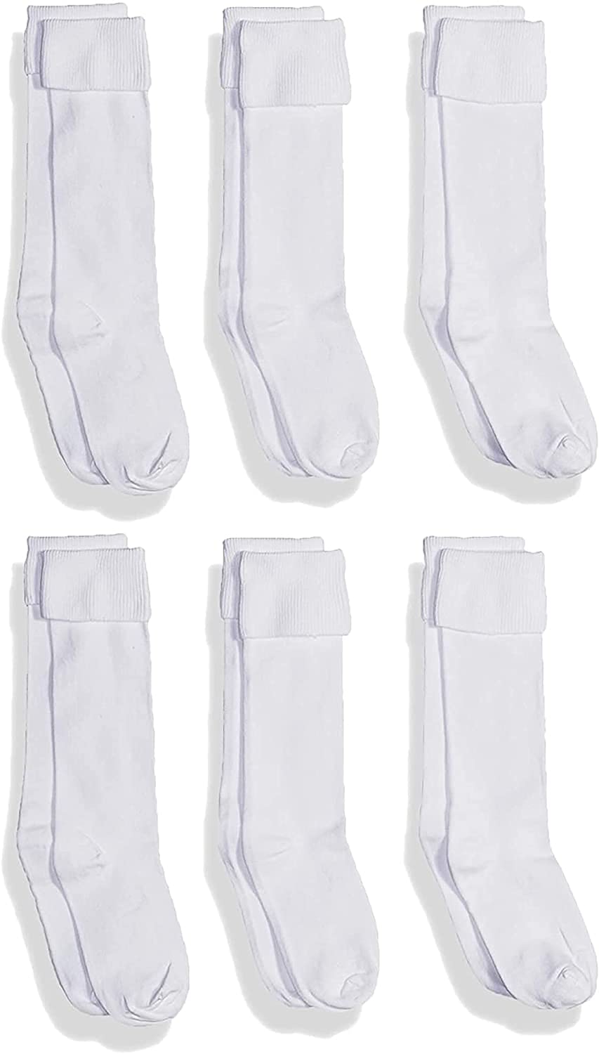 Jefferies Socks Little Boys' School Uniform Nylon Knee High (Pack of 6)