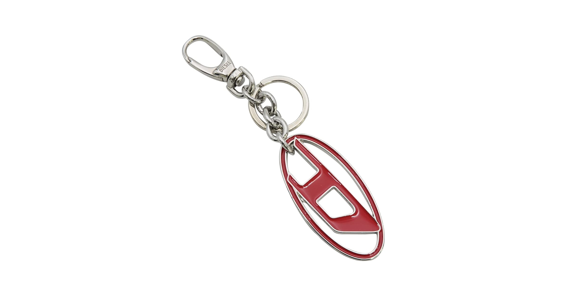 ☆匿名発送☆DIESEL キーホルダー ディーゼル キーリング DIESEL ディーゼル キーホルダー X08462 PR581 メンズ Silver