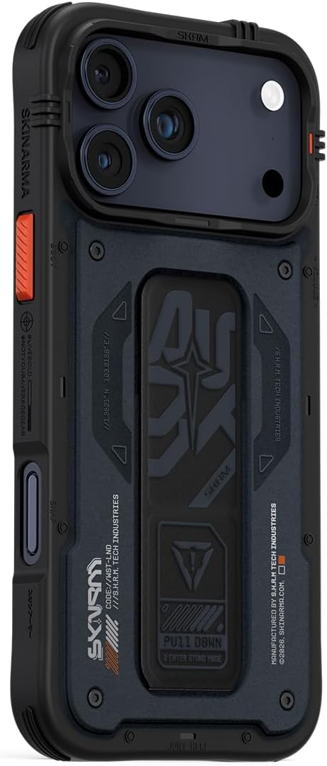 Skinarma AEGIS for iPhone 17 Pro Max Case (2025 Navy) 6.9" MAG-Charge Phone Case