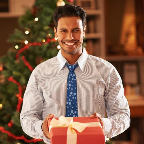 Mantieqingway Pre-tied Christmas Ties for Boys/Kids, Adjustable Polyester Silk Ties Neck Tie for Party (Age 5-12) Xmas Gifts3