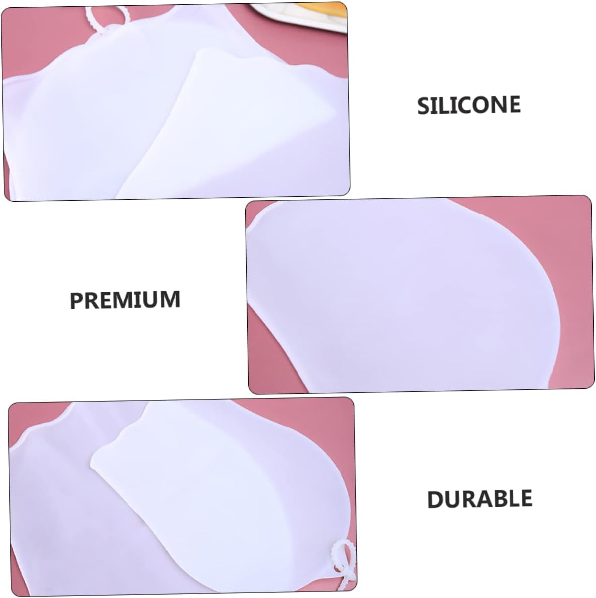 Mixing Bag for Baking Silicone Kneading Pouch Elastic Straps Non-stick Easy to Use
