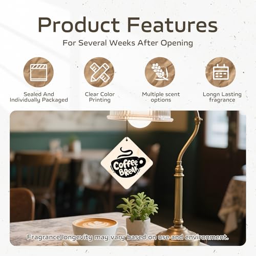 Image of HINFKA Custom Car Air Fresheners for Company Logos | Business Gifts; Event Giveaways; 10-1000 Pcs Bulk Orders; Double-Sided Print; Scent Options Available; Diamond