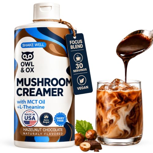 OWL and OX Mushroom Coffee Creamer with MCT Oil and L-Theanine