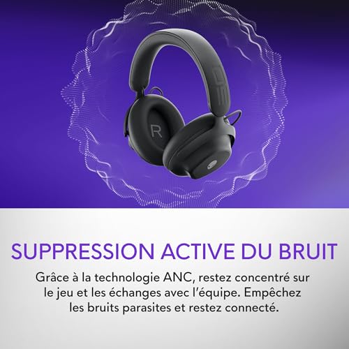 Alienware Pro Wireless Gaming Headset Micro casque circum aural fréquenceBluetooth radio de 2 4 GHz sans fil filaire Suppresseur de bruit actif USB Side of the Moon - vue 7