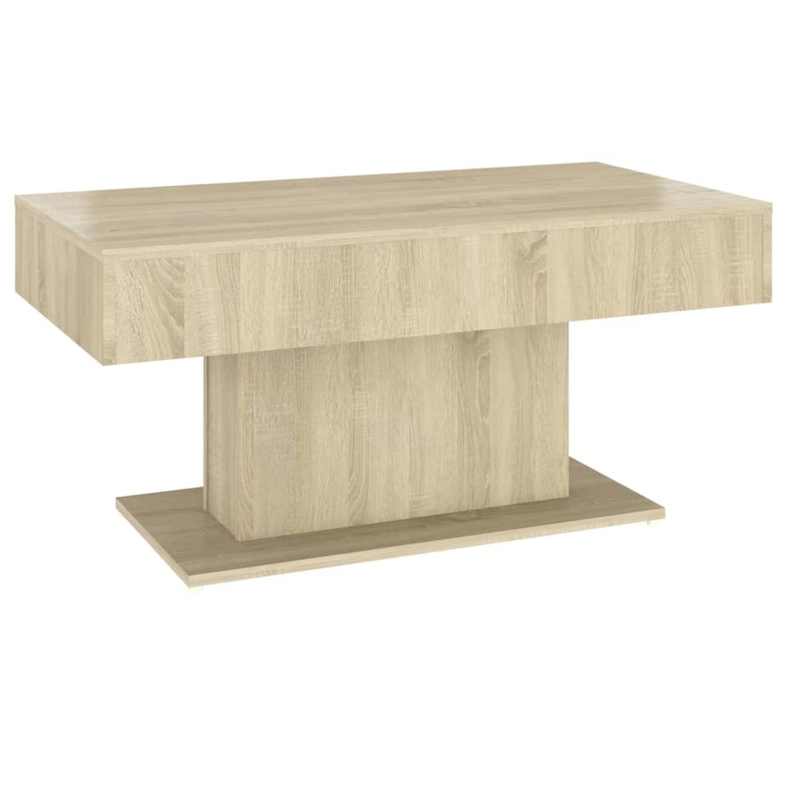 Homgoday Salontafel, Sonoma-grijs, 90 x 44,5 x 45 cm, meerlaags hout