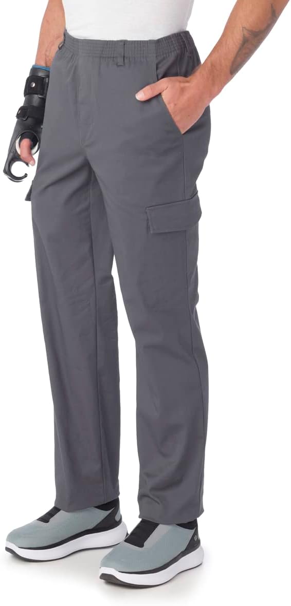 Silvert's Adaptive Clothing & Footwear Men’s Self Dressing Pull-on Cargo Pant