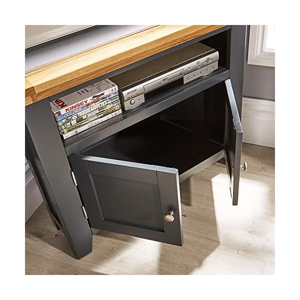 Home Source Solid Wood 2 Door Corner TV Plasma Stand Unit - Image 6
