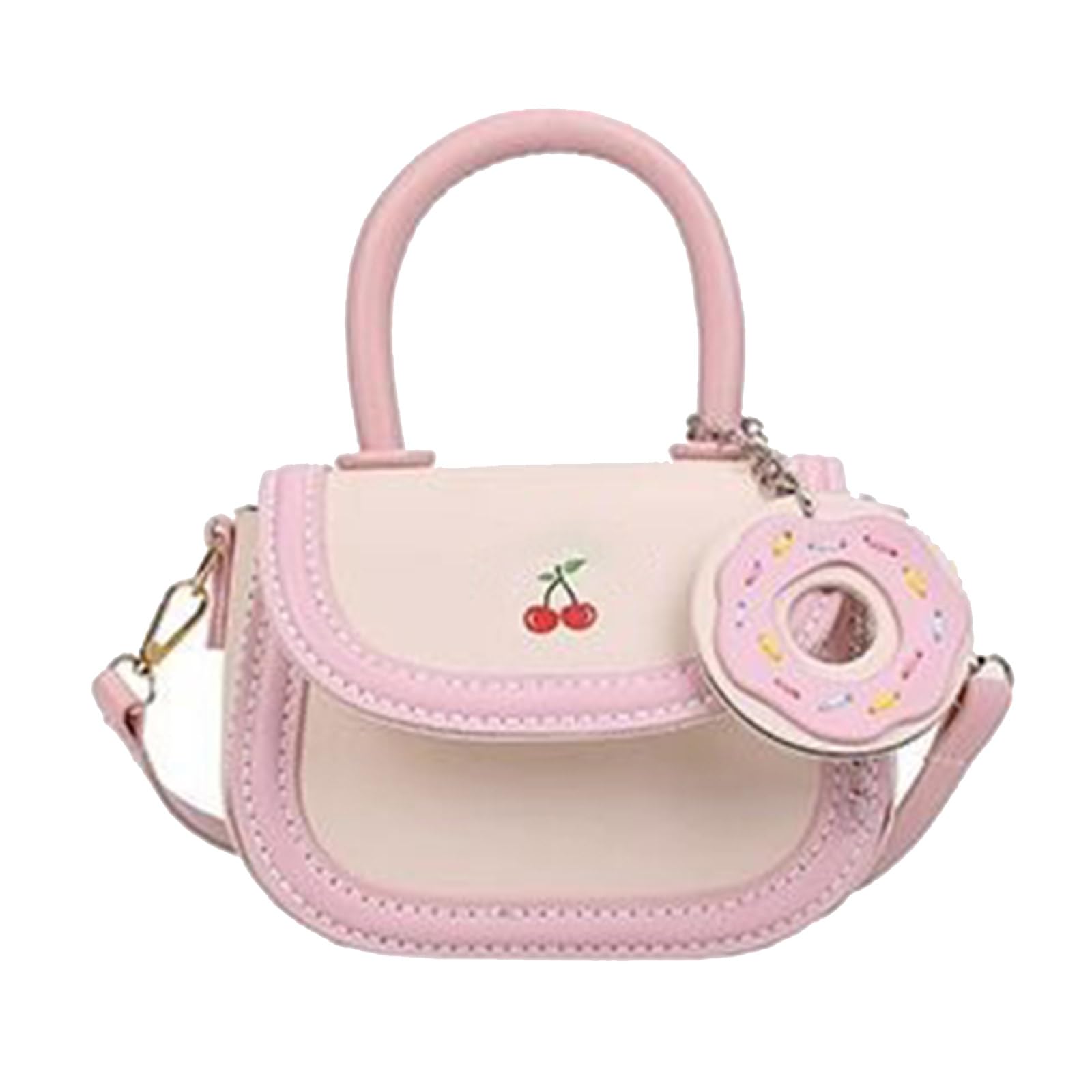Nucelit PU Lady Purse Making Supplies Handbag Making Materials Tote Bag Accessories Cute Crossbody Bag Kit Kit Handbag Materials Cute Strawberry Crossbody Pu Purse Supplies Tote