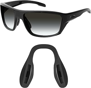 Mryok Oakley Crossrange için Yedek Burun Pedleri | Crossrange R | Shield | Crossrange Asian Fit Güneş Gözlüğü - Opt, Siyah, One Size